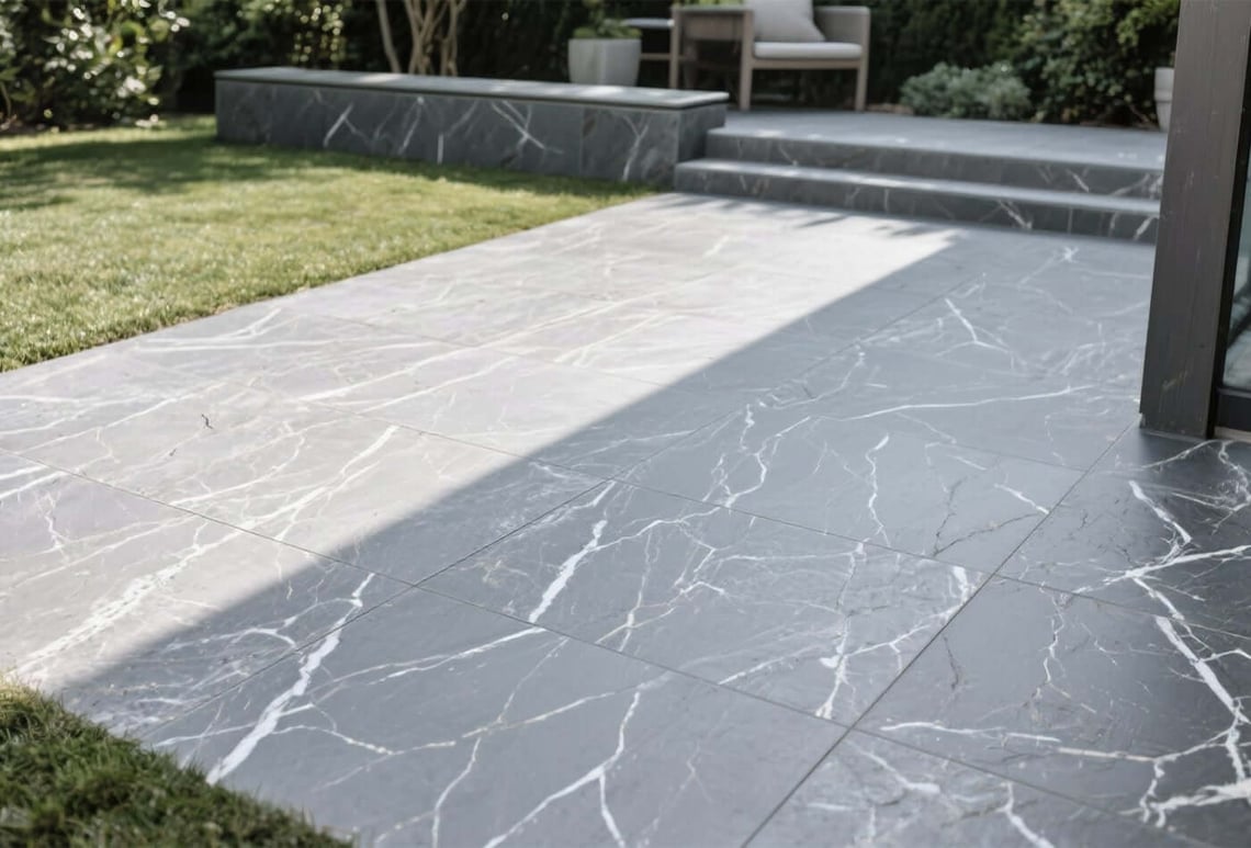 Grey Porcelain Paving Ideas For UK Gardens