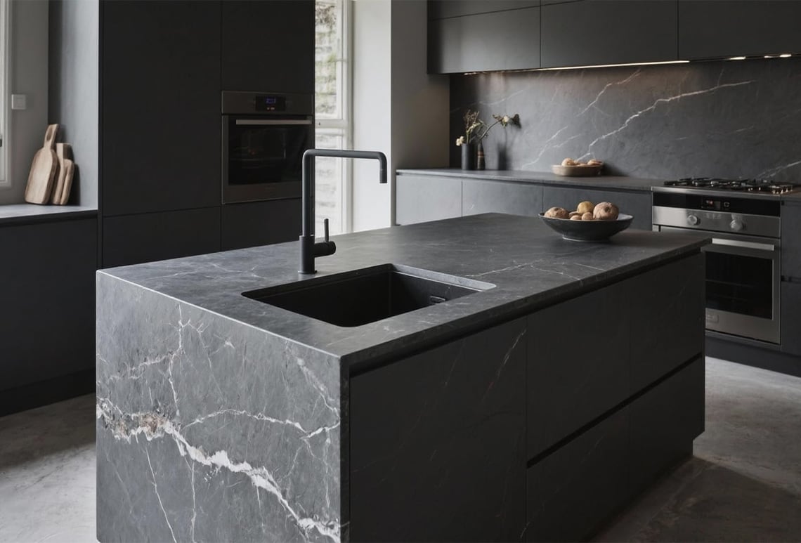 How To Make Dark Grey Worktops Look More Luxurious?