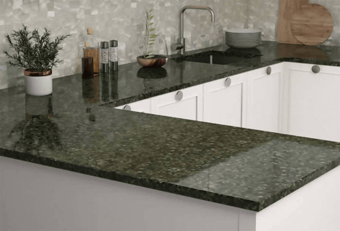greenish granite design tips