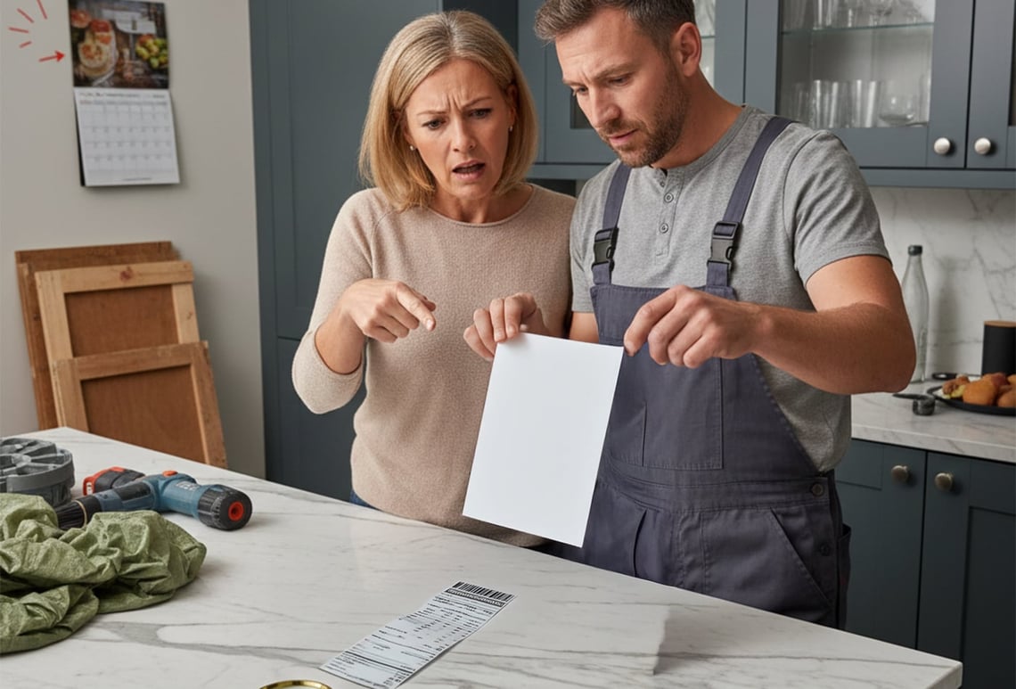 Main Hidden Costs When Booking Kitchen Worktops in The UK