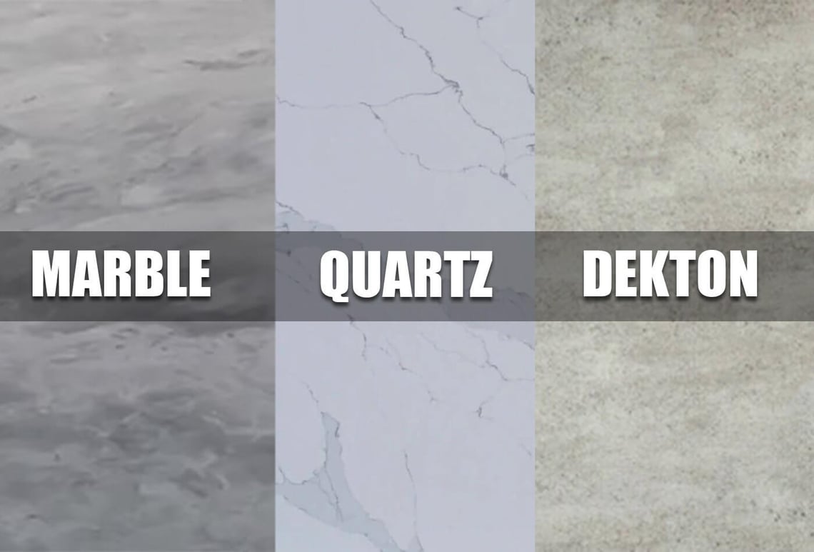 Marble Vs Quartz Vs Dekton: How To Choose The Right Worktop