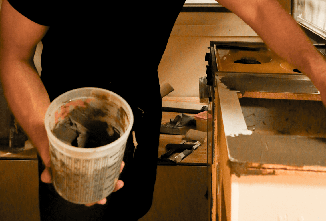 Overlaying Concrete Countertop