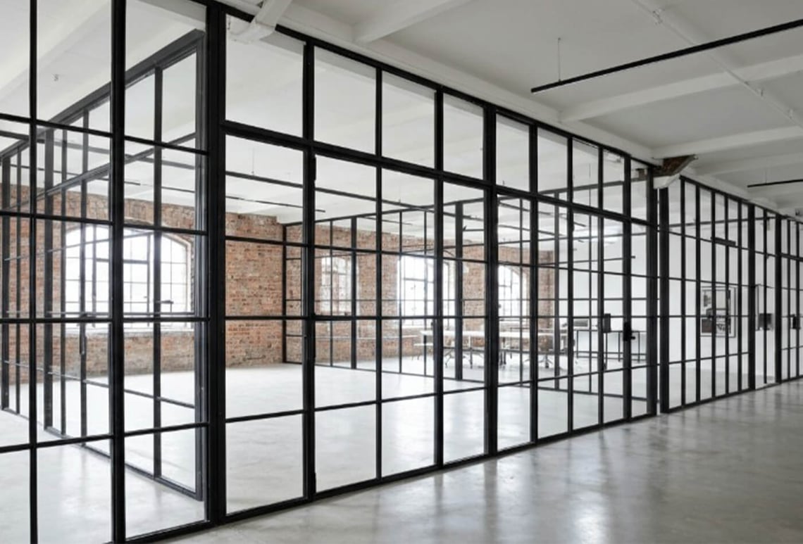 5. Repurpose warehouse-style glazing and metal-framed windows
