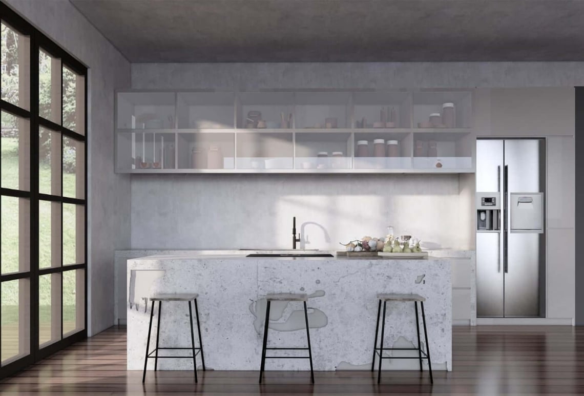 Scents Make a Huge Difference in White-Grey Kitchens