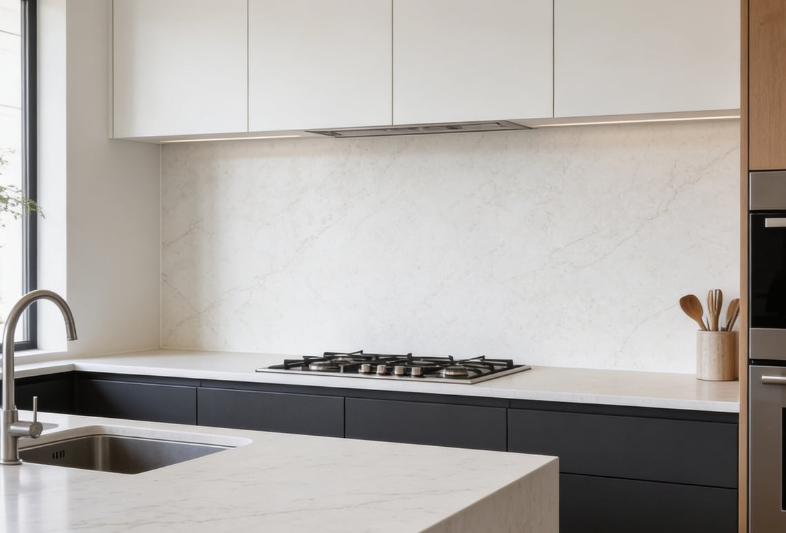Seamless Silestone Lagoon Splashback, You Will Savour