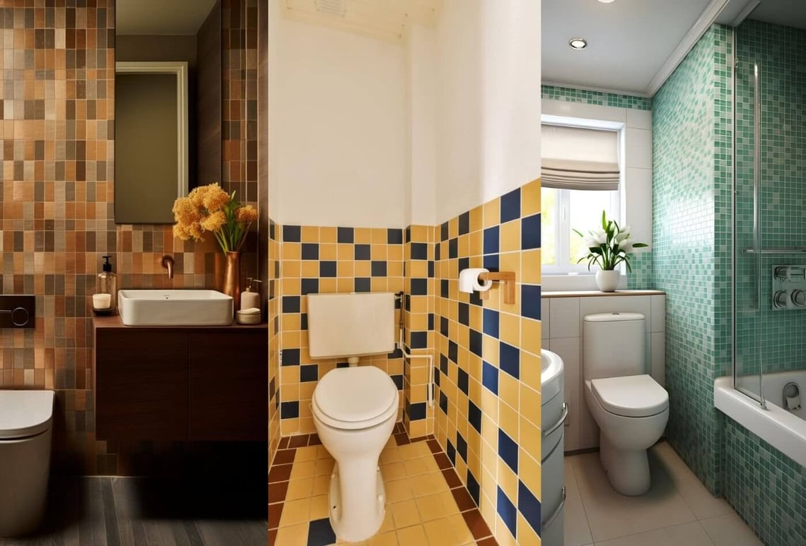 Small Toilet Tile Ideas That Actually Work