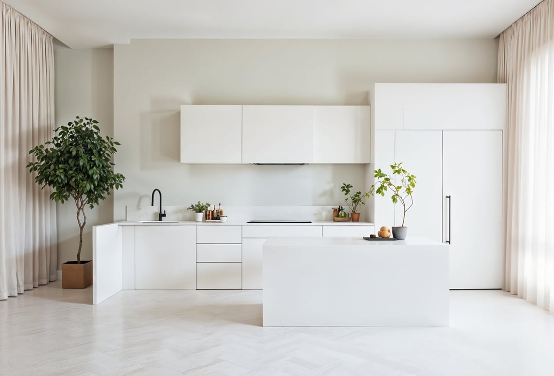 Tips to Add Warmth to a White and Grey Kitchen