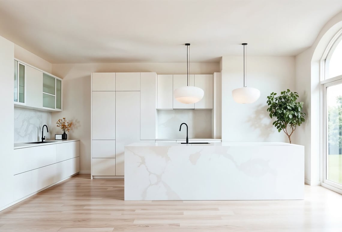 What Looks Best With White Kitchen Cabinets Countertop?