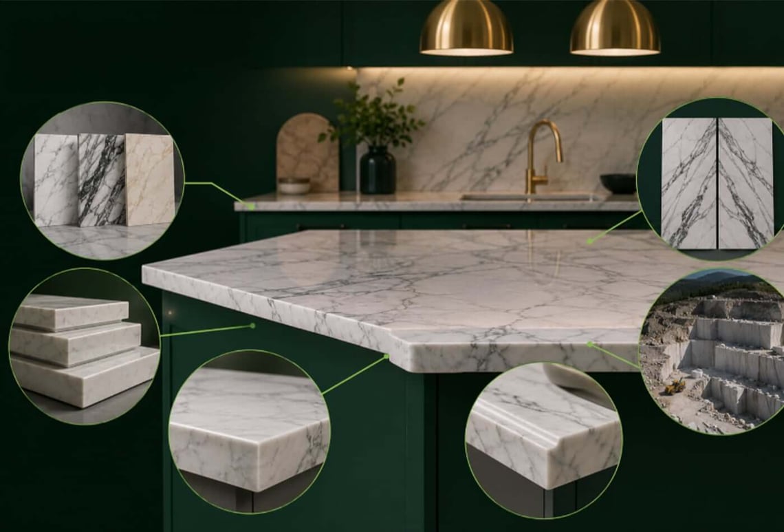 What Pushes the Marble Worktop Cost Up