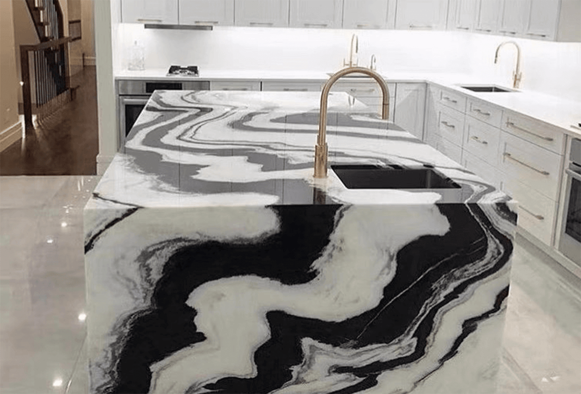 White Panda Marble- The Fantastic Combination of Black and White