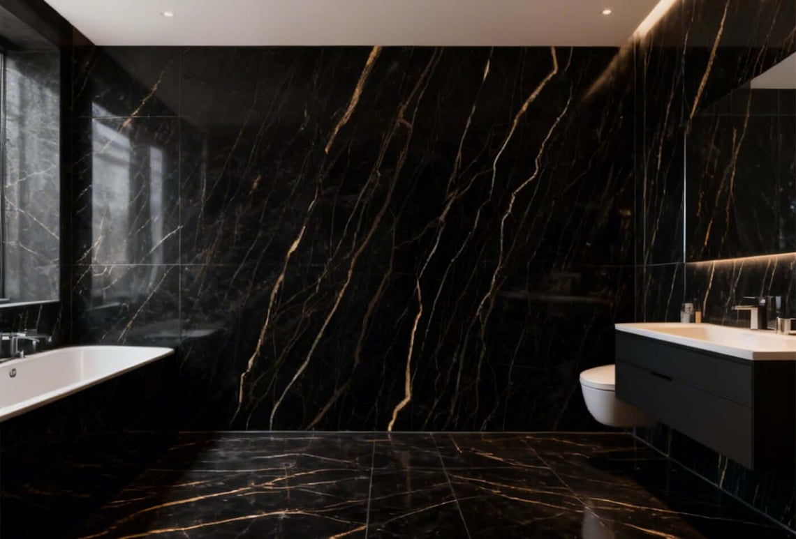 Why are Large Format Black Tiles So Popular in the UK?