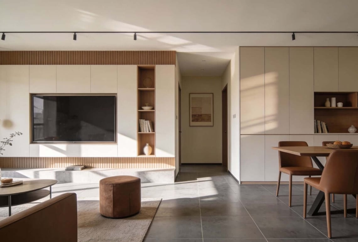 Why Grey Tiles Work So Well In A Living Room?