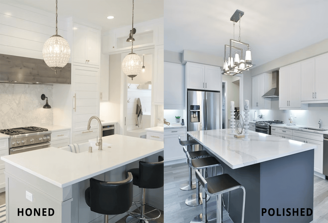 Why Not Try Out Polished Marble vs Honed Marble that are Huge Competition for Granite