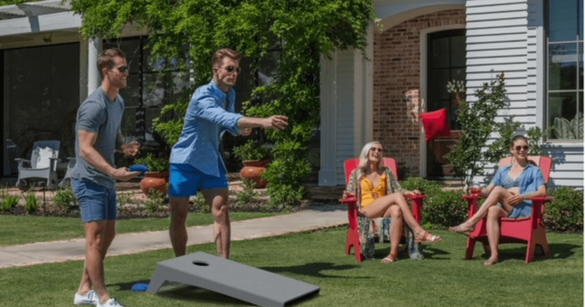 Corn Hole, marine grade polymer, backyard games that lasts.