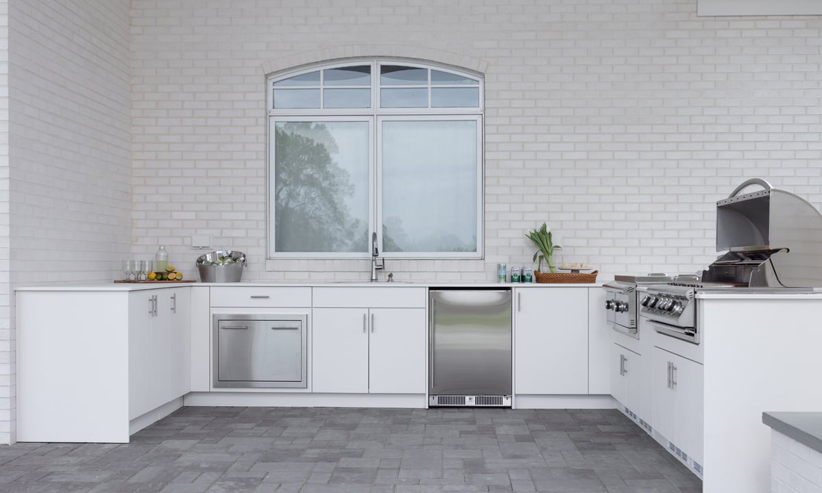 HDPE, Resin outdoor kitchen cabinets, Riviera Outdoor Décor, Corpus Christi