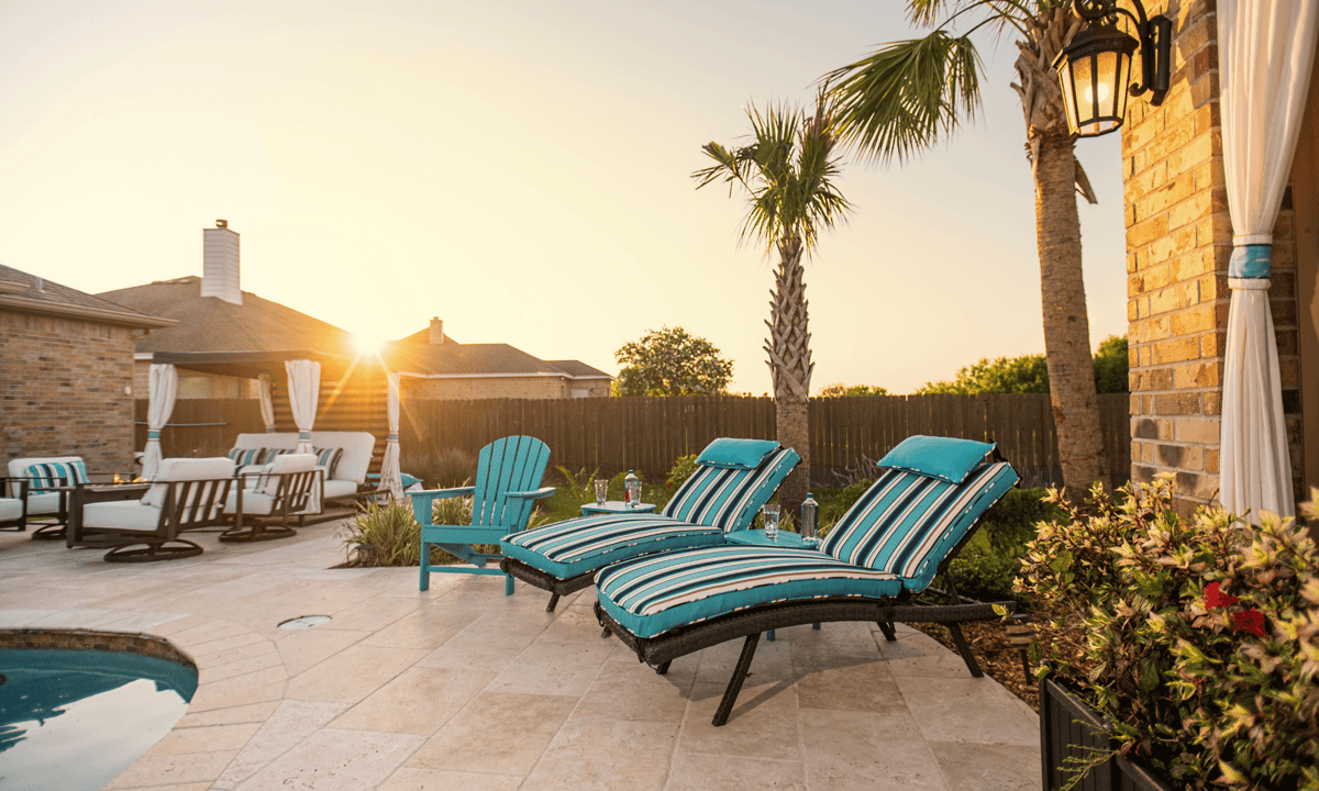 Luxury, marine grade, custom, outdoor cushions, Riviera Outdoor Decor, Corpus Christi, Texas