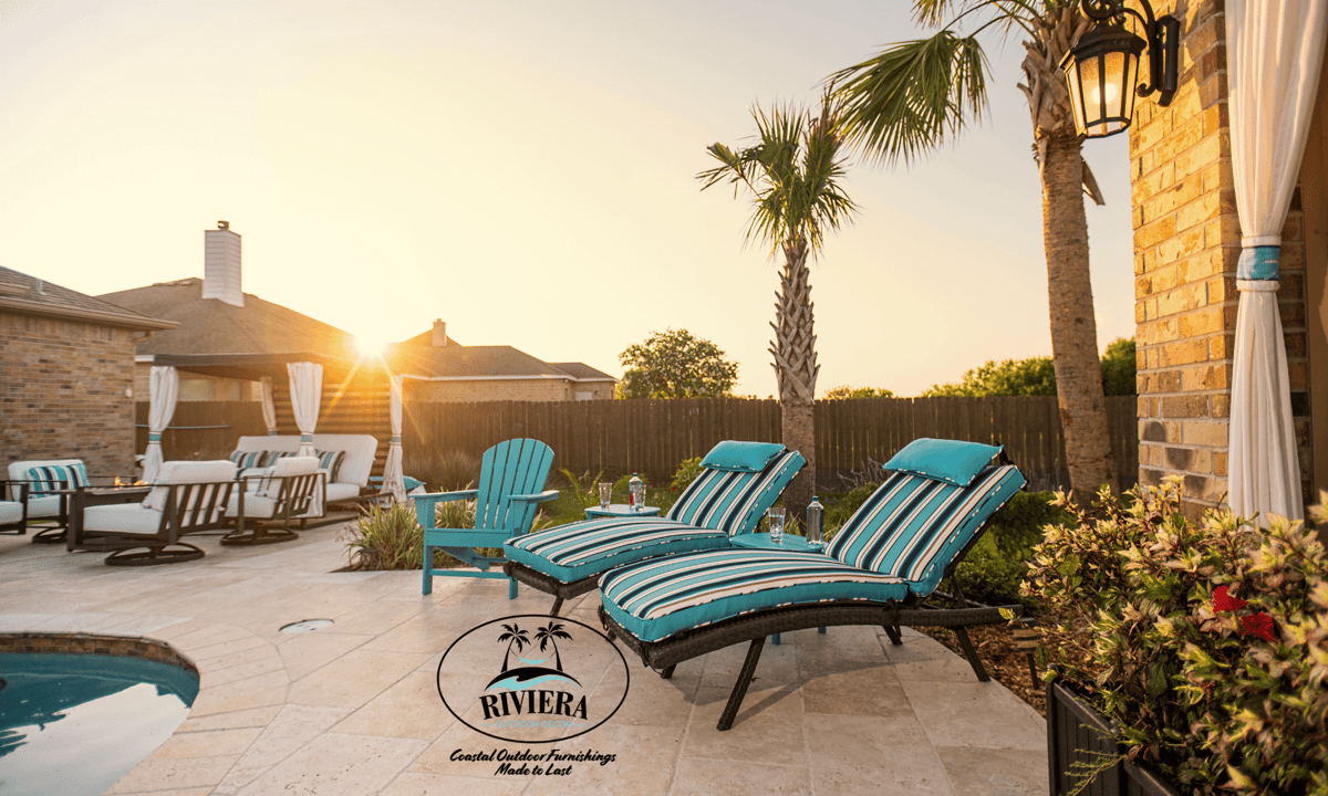 Marine Grade Outdoor Cushions, Riviera Outdoor Decor, Corpus Christi