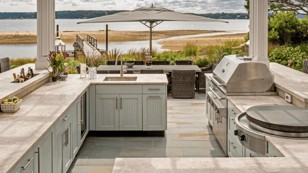 Marine Grade Outdoor Kitchen and Spaces, Riviera Outdoor Décor, South Padre Island, Texas, Texas