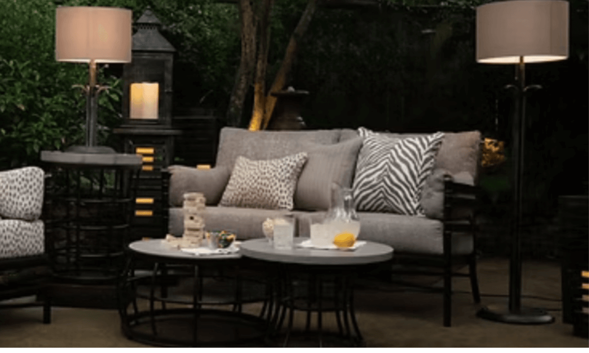 Outdoor Table Lamps and Lanterns, Riviera Outdoor Decor, Corpus Christi, Texas