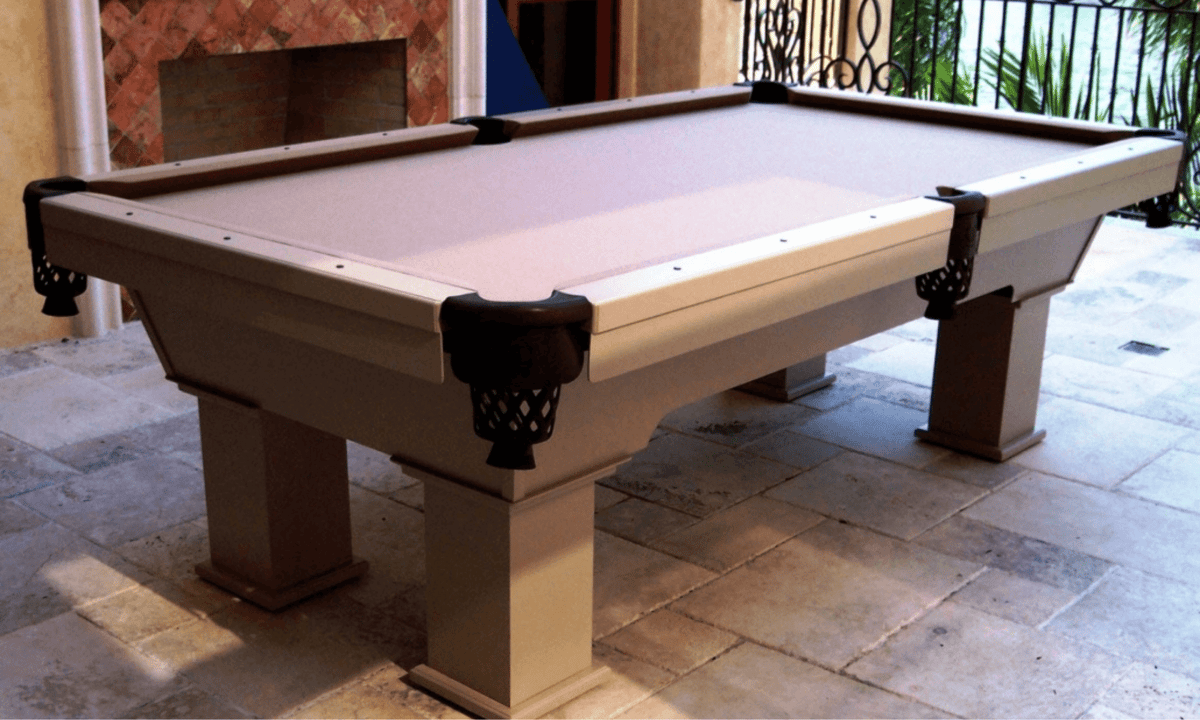 Multifunctional Outdoor Pool Table, Ping Pong Table and Dining Table. Riviera Outdoor Decor, Corpus Christi, Texas