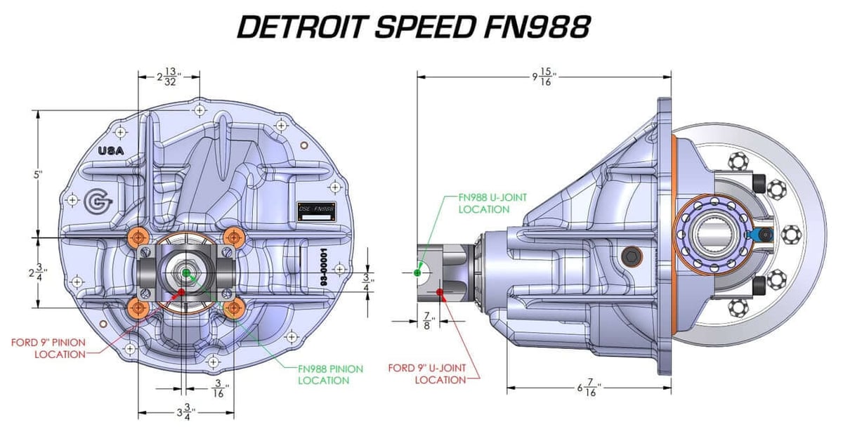 How Detroit Speed's FN988 Solves the 9-Inch Rearend Noise