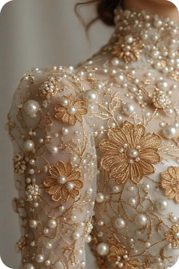  Embroidered Fabric