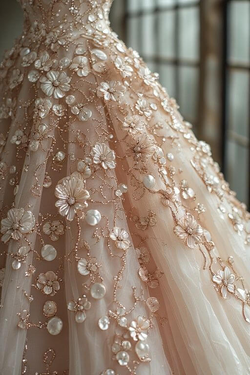  Embroidered Fabric
