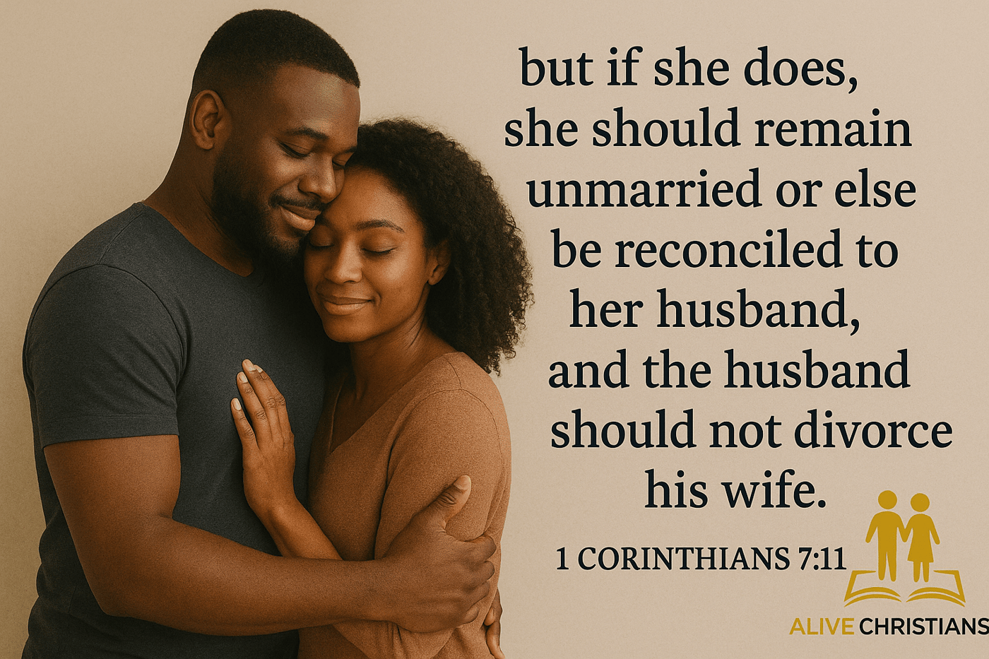 should not divorce his wife