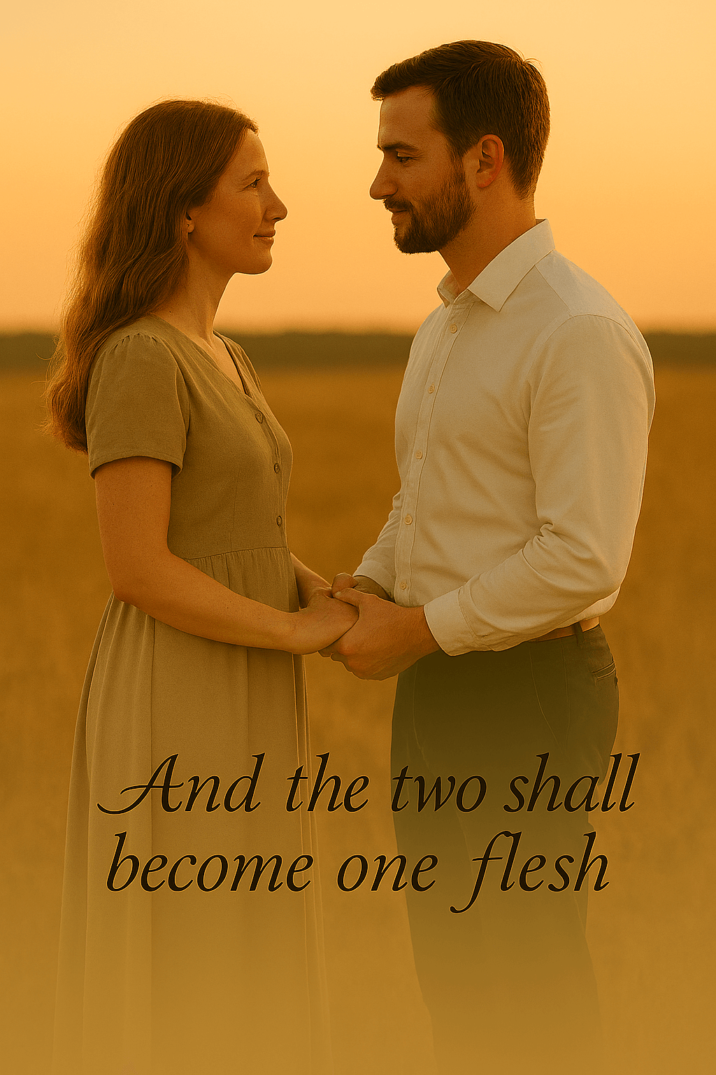 the two shall become one flesh