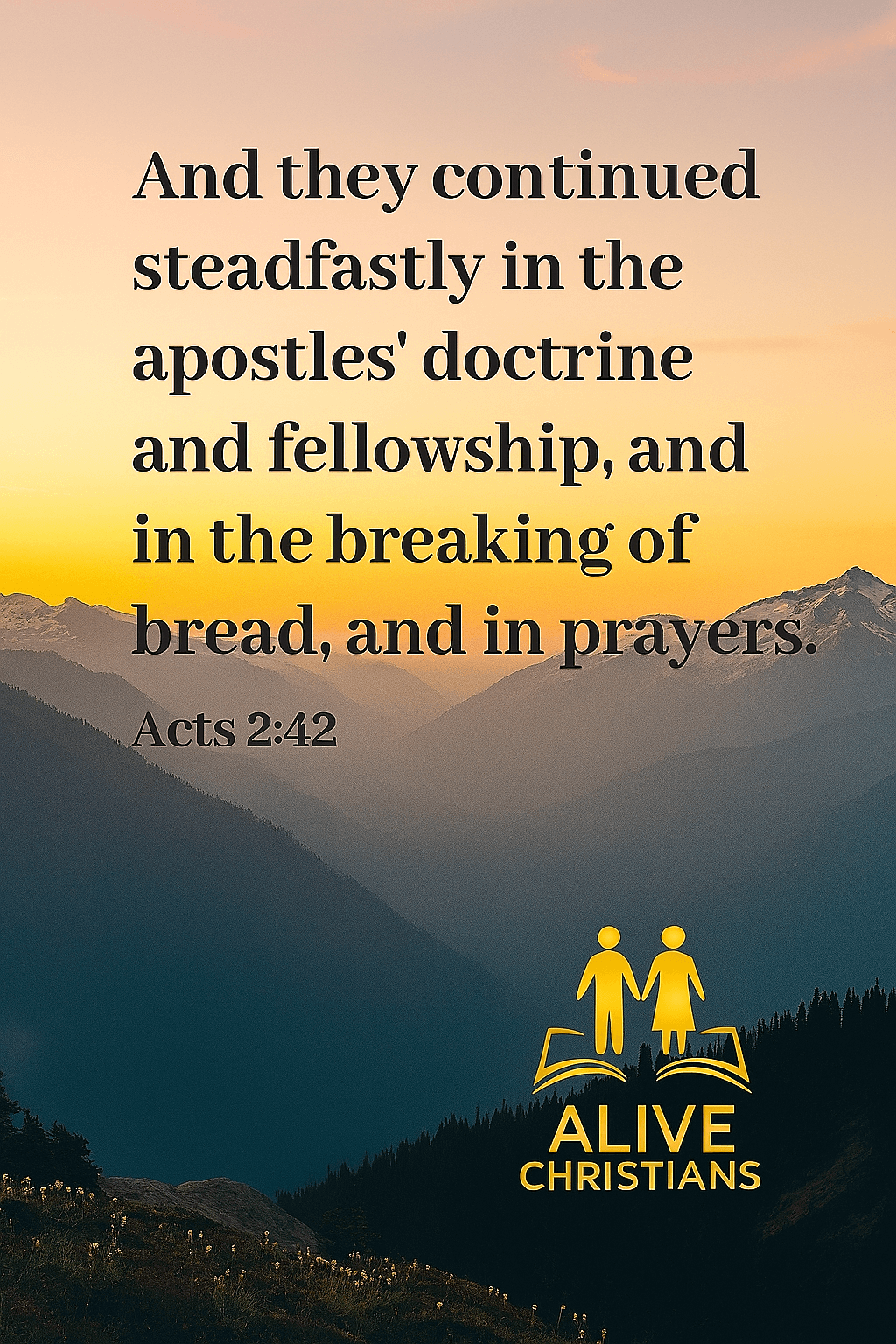 Church built on the foundation of apostles doctrine and prophets