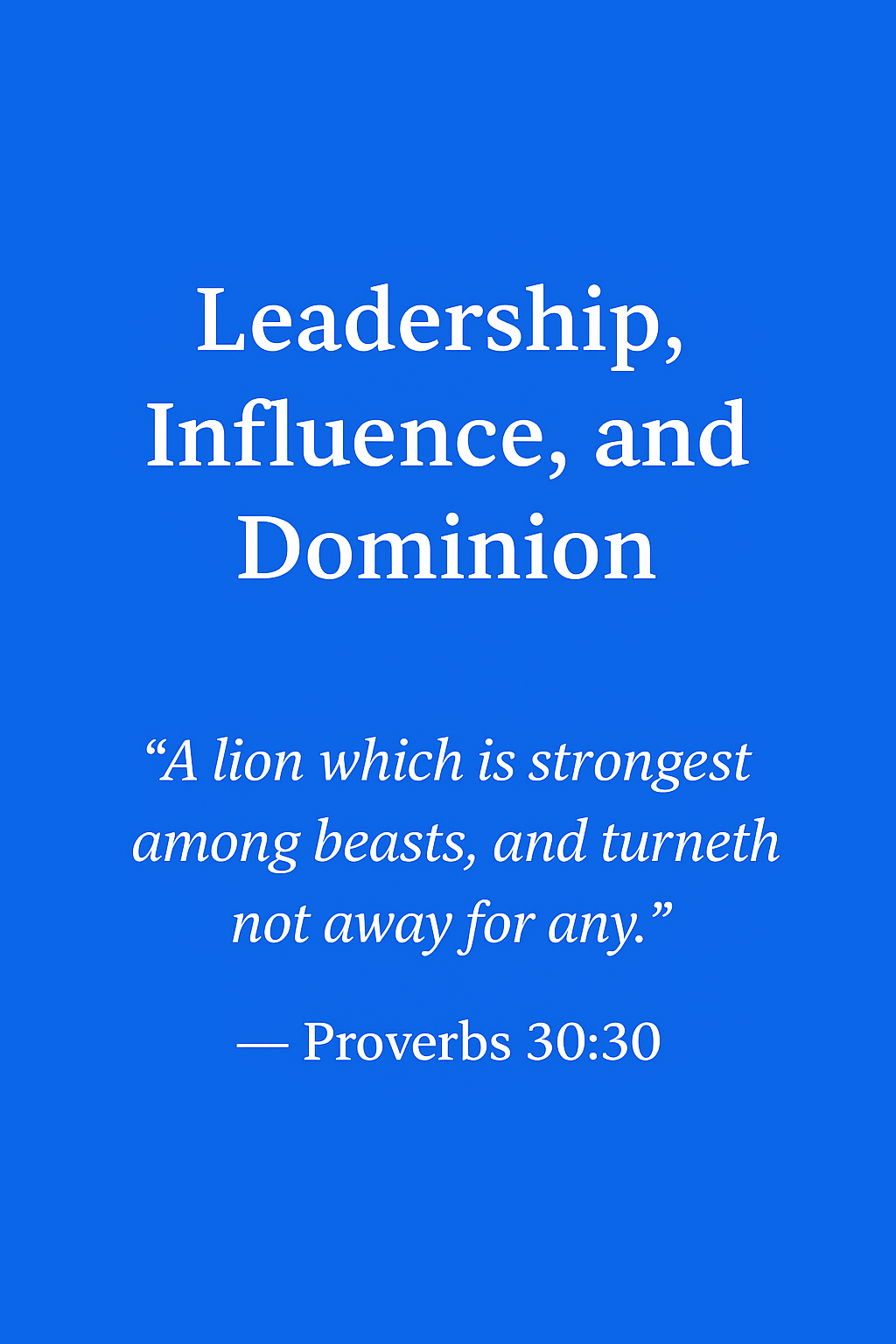 lion mightier than the beasts of the field scripture