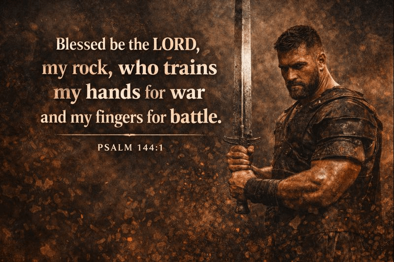 Strength - The Lord trains my hands to war