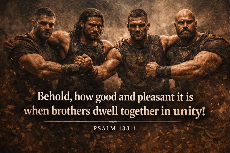 brother dwell together in unity - strength from Psalm 133:1