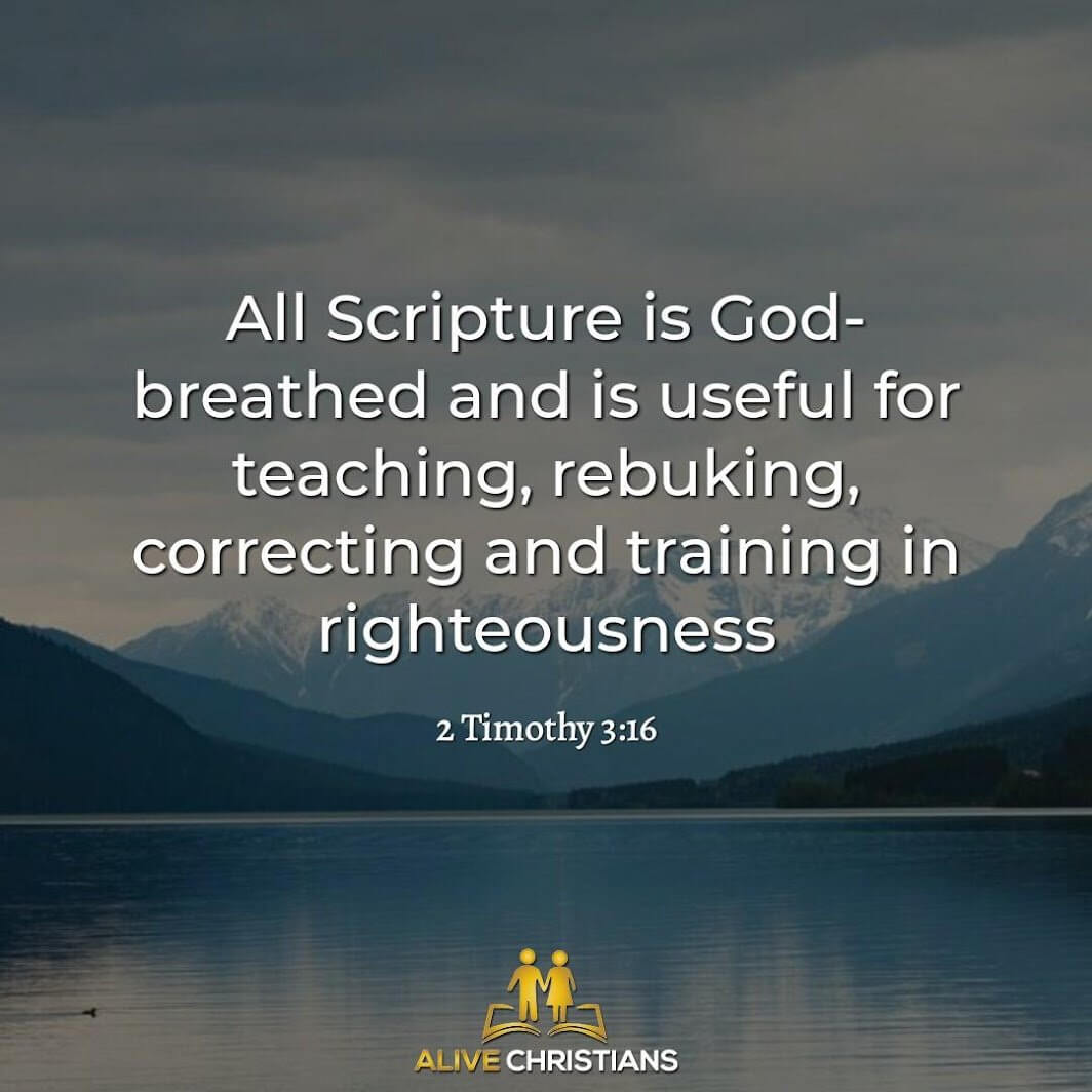 All scripture is God breathed