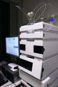 HPLC Chromatograph machine used to analyze TA-65 components and verify quality