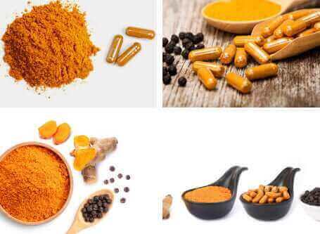 Comprehensive curcumin health benefits chart showing anti-inflammatory effects for heart health, brain function, and disease prevention