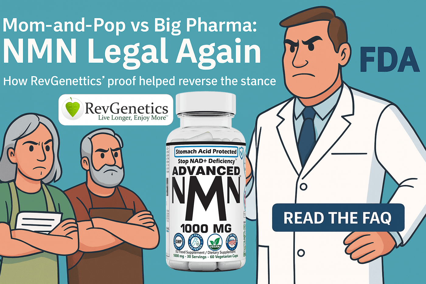 RevGenetics helps NMN secure public access as NAD+ precursor