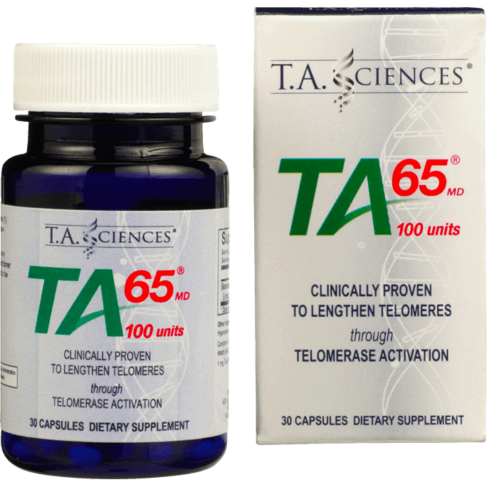 TA-65 100 units bottle, cycloastragenol telomerase activator supplement