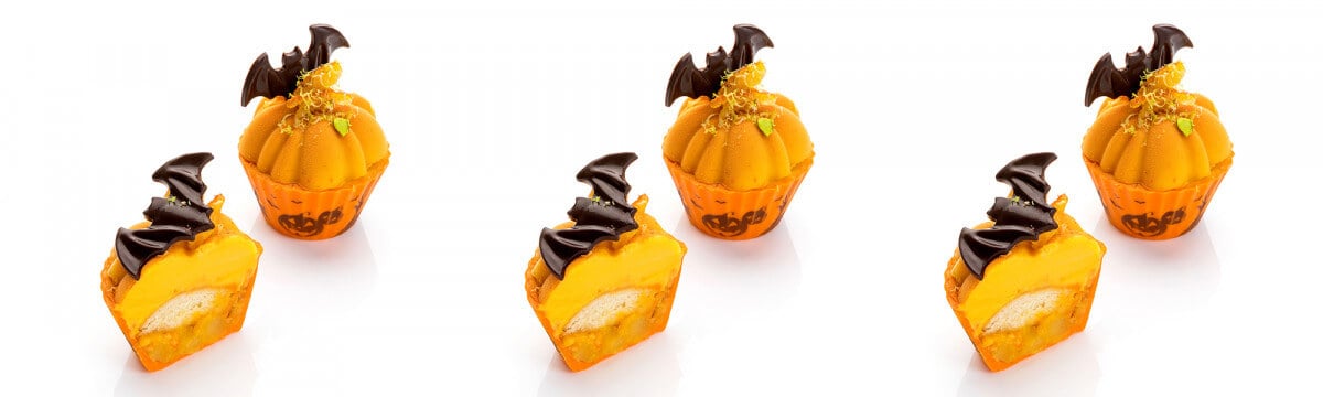 Halloween pumpkin cupcake