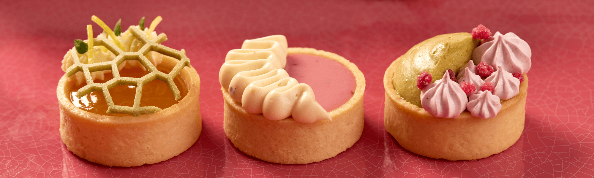 Trio of tarts