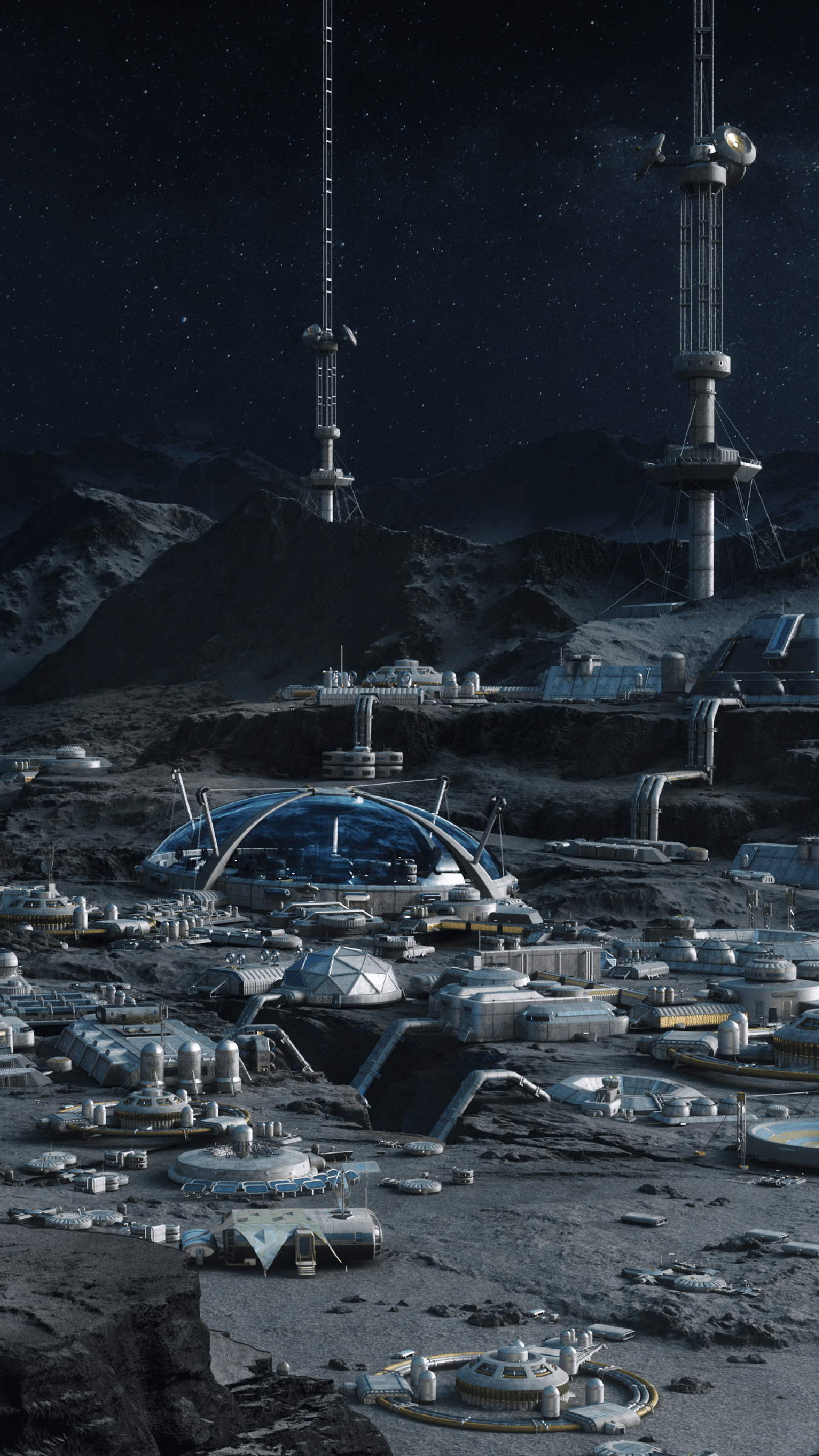 Lunar Base: Behind the Render