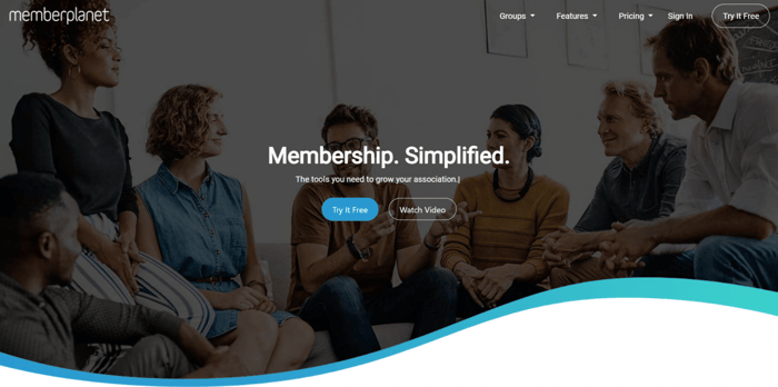 MemberPlanet home page association management software