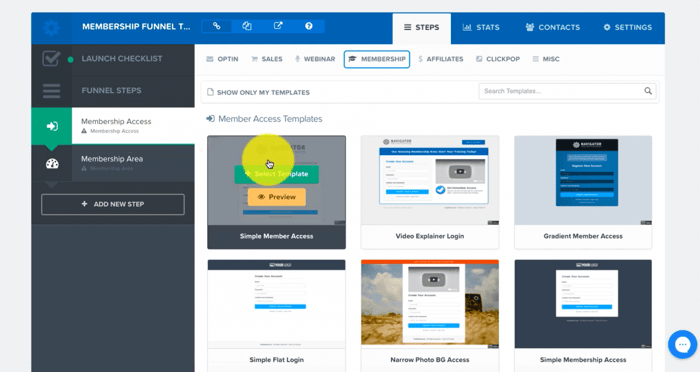 ClickFunnels membership funnels