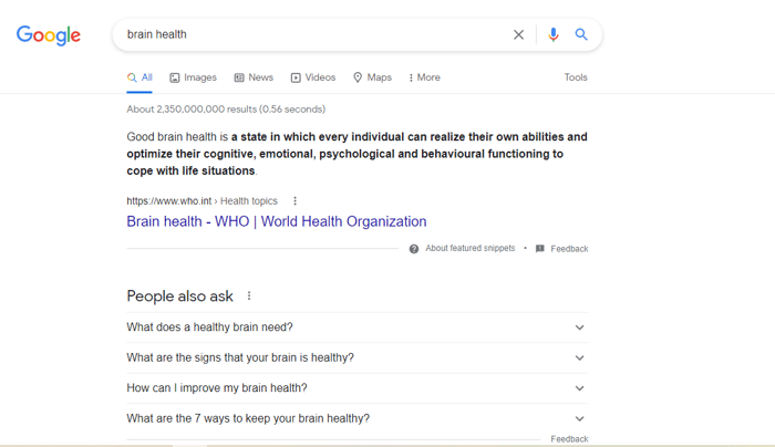 Google Search SEO Keywords People Also Ask