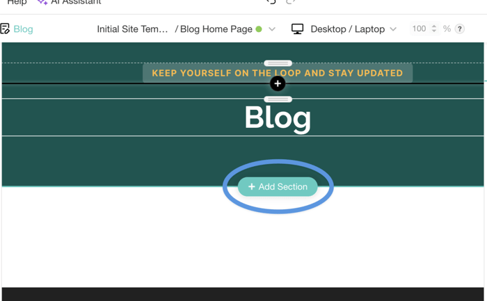 Add Section to Learn Worlds