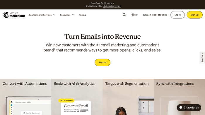 bigcommerce marketplace: mailchimp
