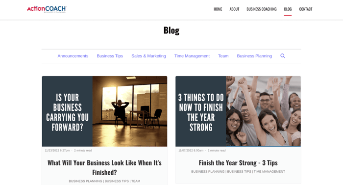 Blog example