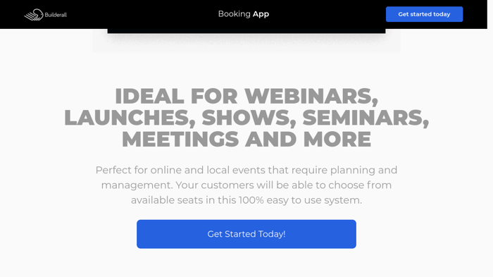Builderall booking management