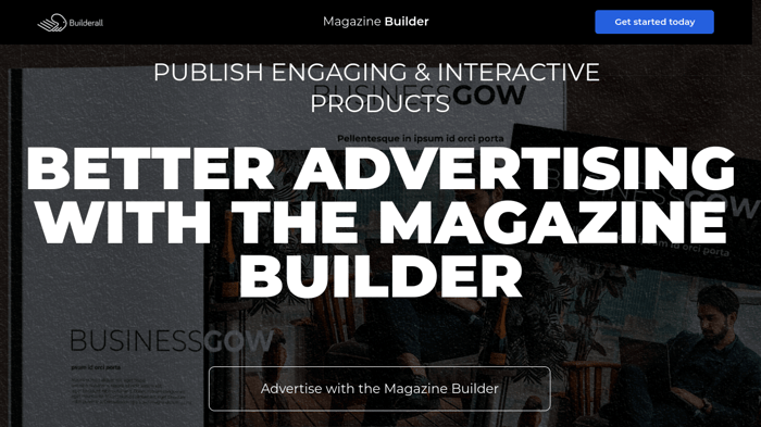 Builderall magazine designer
