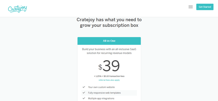 cratejoy review paid plan